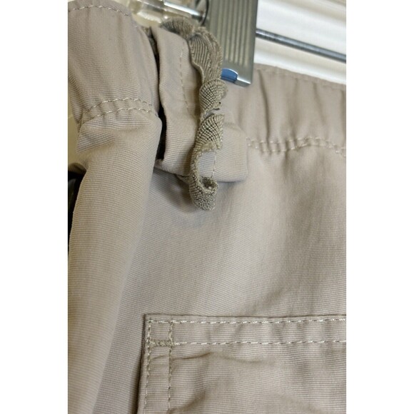 The North Face Men’s Convertible Cargo Pants Shorts Pockets Beige Nylon Hiking - Picture 8 of 16